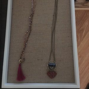 Two Chloe and Isabel pendant necklaces!